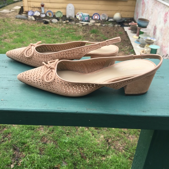 Anne Taylor slingback heels, US 9M - Picture 2 of 4